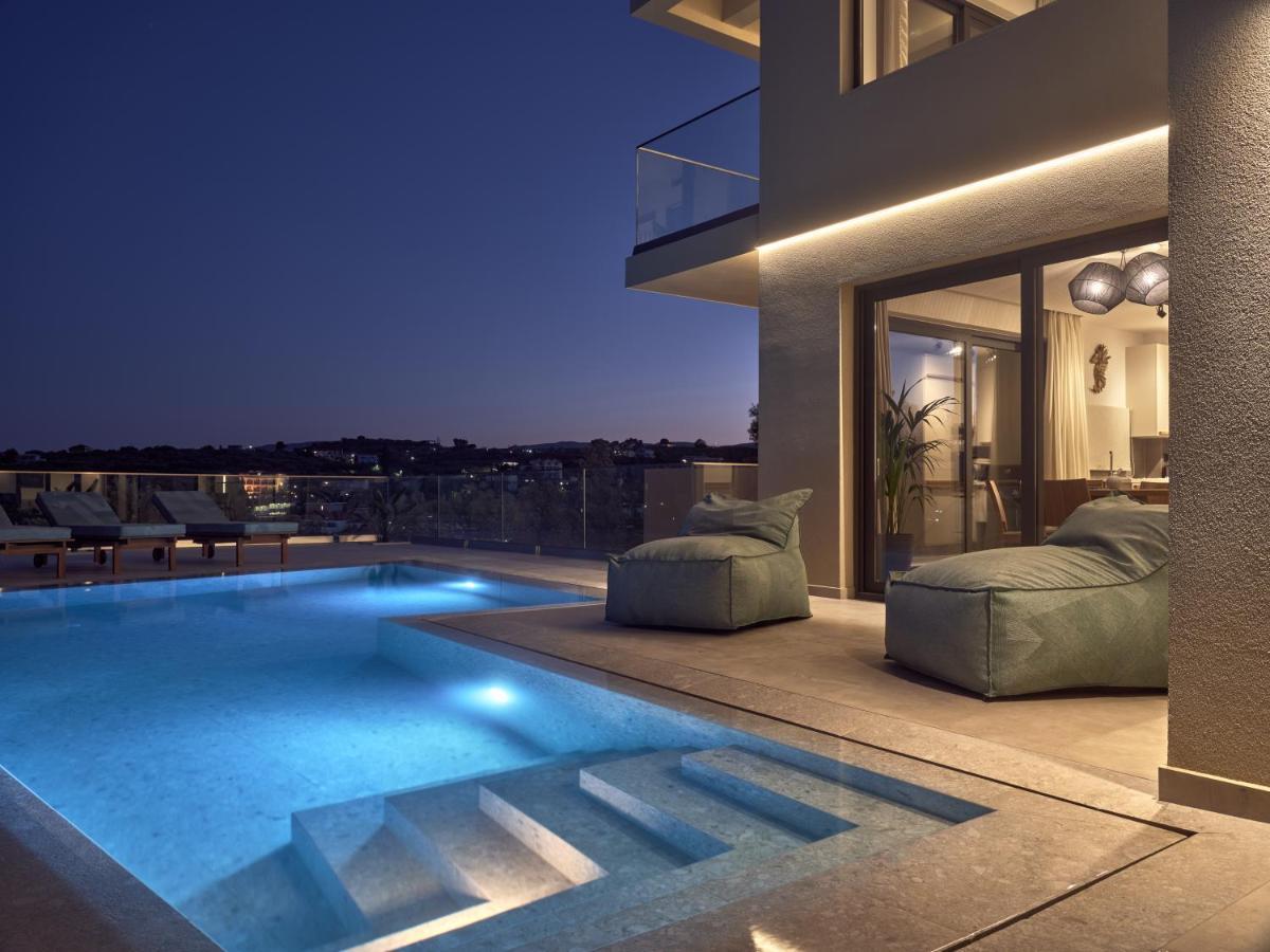 Uparati Villa - Hilltop Sea View Retreat Tsilivi  Bagian luar foto