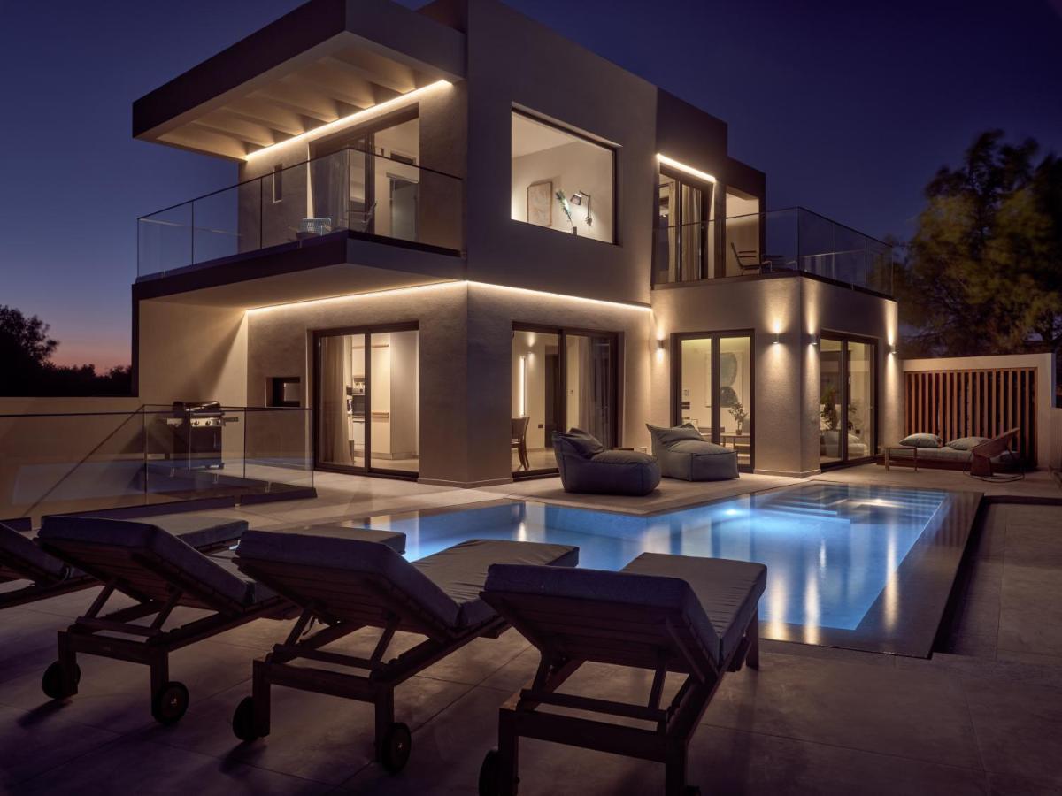 Uparati Villa - Hilltop Sea View Retreat Tsilivi  Bagian luar foto