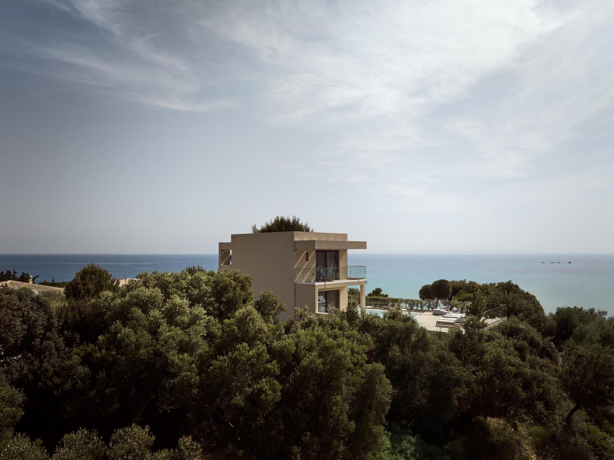 Uparati Villa - Hilltop Sea View Retreat Tsilivi  Bagian luar foto